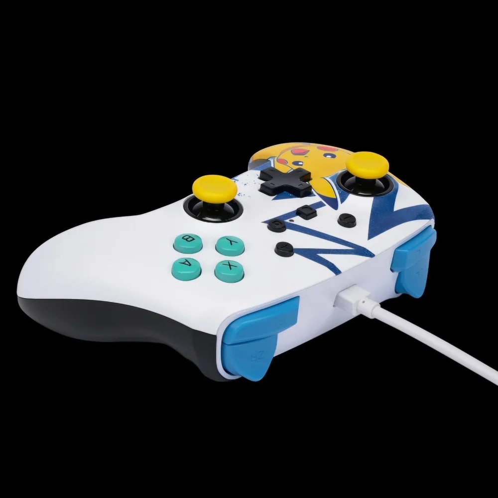 🚦♡PowerA Enhanced Wired Controller for Nintendo Switch, Pikachu High Voltage